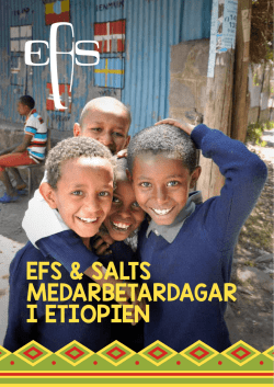 EFS & SALTS MEDARBETAR DAGAR I ETIOPIEN