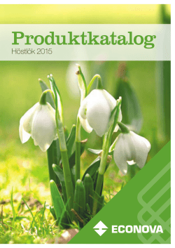 Höstlök produktkatalog 2015 (PDF 14,5 MB, lågupplöst)