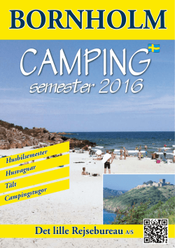 semester 2016 - camping Bornholm