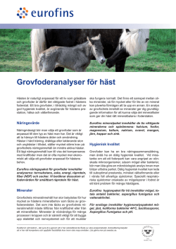 20150223 Grovfoderanalyser för häst.indd