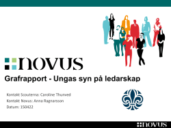 Grafrapport - Ungas syn på ledarskap