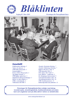 Inneh&aring;ll - F&ouml;reningen f&ouml;r &Ouml;sterg&ouml;tlands Barn