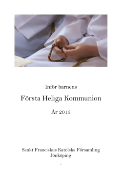 Första Heliga Kommunion