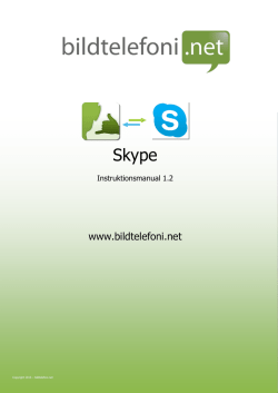 Manual till Skype hittar du här
