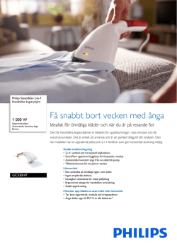 Leaflet GC330_47 Released Sweden (Swedish) High