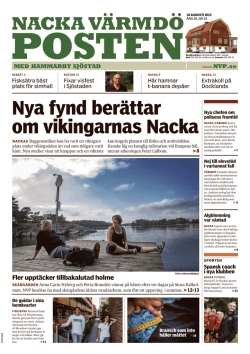 Nya fynd berättar om vikingarnas Nacka