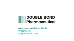Double Fond Pharmaceutical 2015-10-07