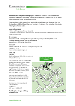 Information och karta till Eriksborg