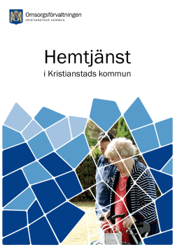 Hemtjänst - Kristianstad kommun