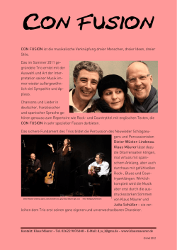 Kontakt: Klaus Mäurer – Tel. 02622 9076048 – E