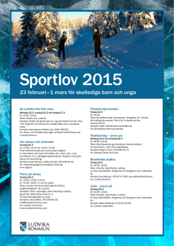Sportlov 2015