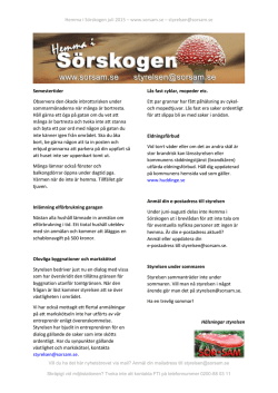 Hemma i Sörskogen juli 2015 – www.sorsam.se – styrelsen