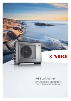 NIBE Luft/vatten