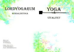 vitalitet - Kundaliniyogan.se