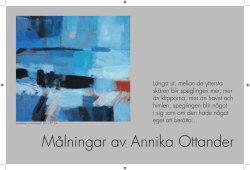 Målningar av Annika Ottander