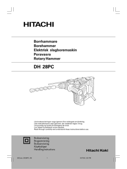 DH 28PC - Hitachi Power Tools Norway AS