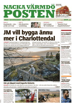 JM vill bygga &auml;nnu mer i Charlottendal