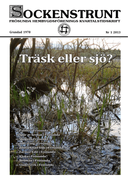 2Träsk eller sjö?