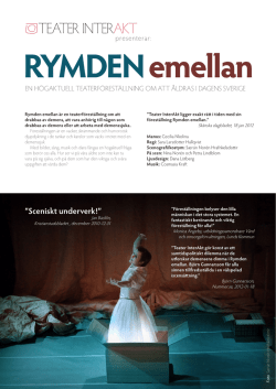 Rymden Emellan - Teater Interakt