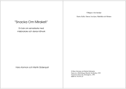 Snacka om Mirakel i PDF