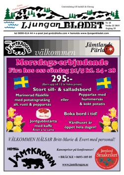 Välkommen! - Ljunganbladet
