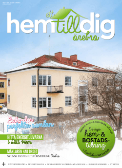 tidning tidning perfekta semlan - Hem till Dig | Mäklartidningen i