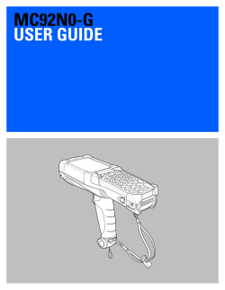 MC92N0-G User Guide {English] (P/N 72E-162536-02
