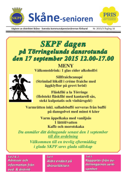 Senioren_nr3_2015 - Välkommen till SKPF distrikt Skåne!