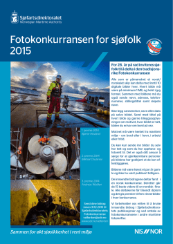 Fotokonkurransen for sjøfolk 2015