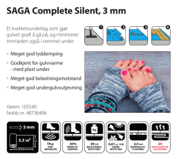SAGA Complete Silent (105540)