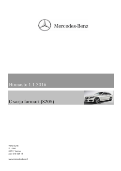 C-farmari S205_010116.xlsx - Mercedes-Benz