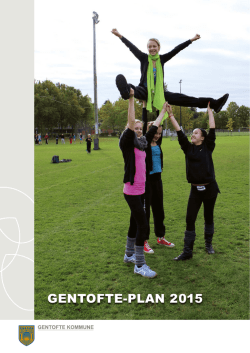 GENTOFTE-PLAN 2015 - Gentofte Kommune