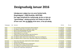 Januarudsalg 2016.xlsx - Design Center Roskilde