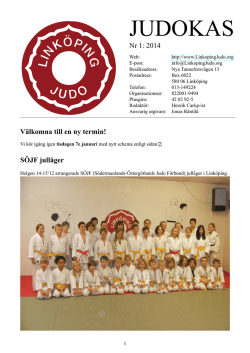 Judokas 2014 Vårtermin