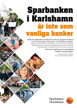 Läs mer - Sparbanken i Karlshamn