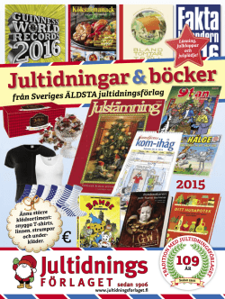 Julkatalogen - Jultidningar 2015