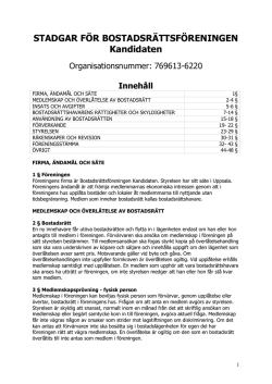 STADGAR brf Kandidaten (nya) - 446 KB