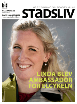 Linda bLev ambassadör för eLcykeLn