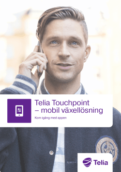 Telia Touchpoint – mobil växellösning