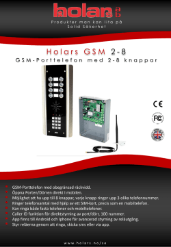 Holars GSM 2-8