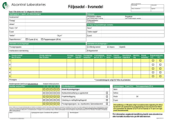 Följesedel för beställning av livsmedelsanalyser (pdf-fil).