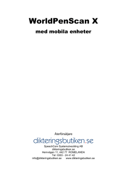 Manual mobila enheter - dikteringsbutiken.se