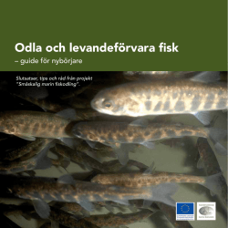Guid för att odla fisk - Samförvaltning Norra Bohuslän