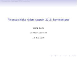 150513 Anna Seim - Konferens Svensk finanspolitik 2015