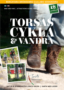 Cykla & Vandra - Torsås kommun