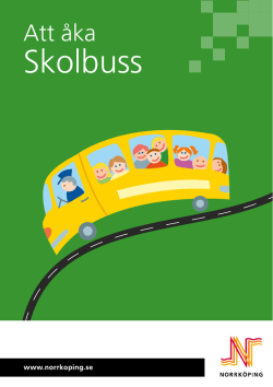 Foldern Åka skolbuss (pdf, 272.6KB, 11 jun 2015)