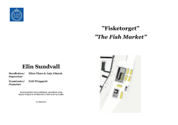 Elin Sundvall ”Fisketorget” ”The Fish Market”