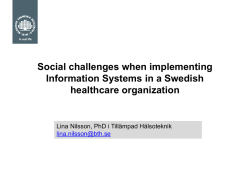 Social challenges when implementing Information Systems in a