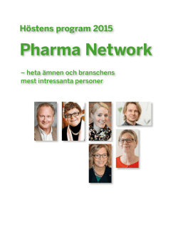 Pharma Network - Läkemedelsmarknaden