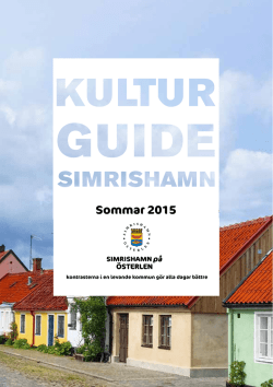 Sommar 2015 - Simrishamn Kommun